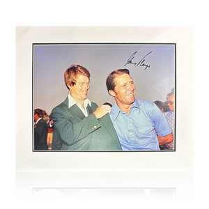 Gary Player Signed 16x12 Image Deluxe Mount