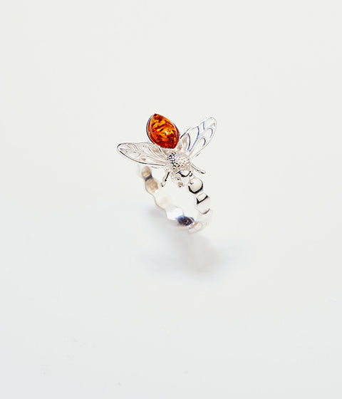Amber Bee Ring