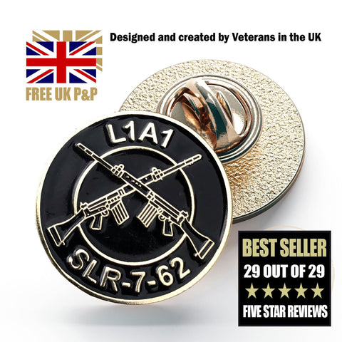 SLR 7.62 Pin Badge