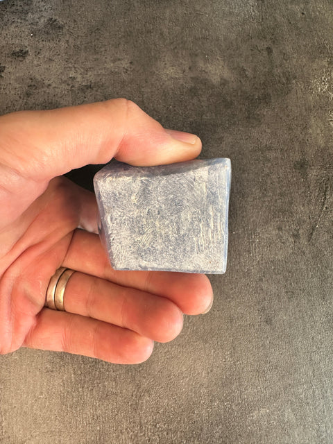 Blue calcite - Flame