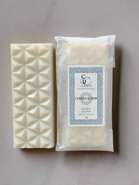Citrus & Oud Wax Melt Snap Bar (40g) – Luxury Soy Blend