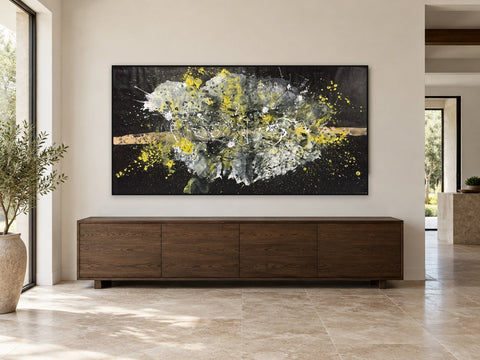MH7STUDIO (1996) - Ascenso áureo XXXL – Abstract art
