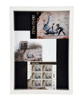 Banksy (1974) - FCK PTN! Banksy set - Postage Stamps (6pcs) + postcard