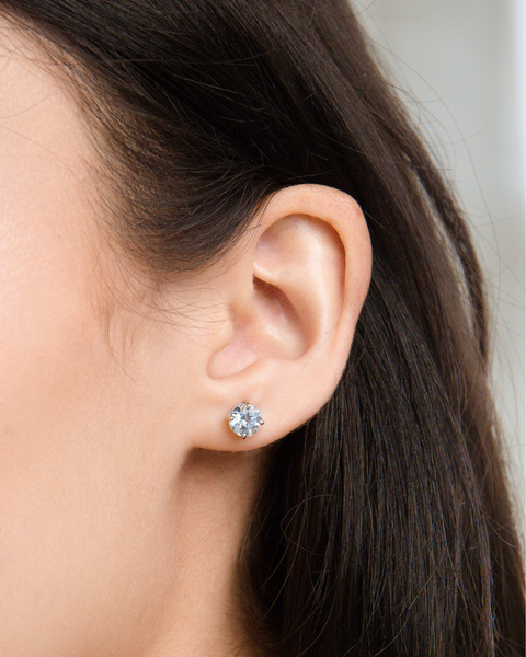 Ensemble de bijoux en argent sterling avec saphir bleu et topaze bleue