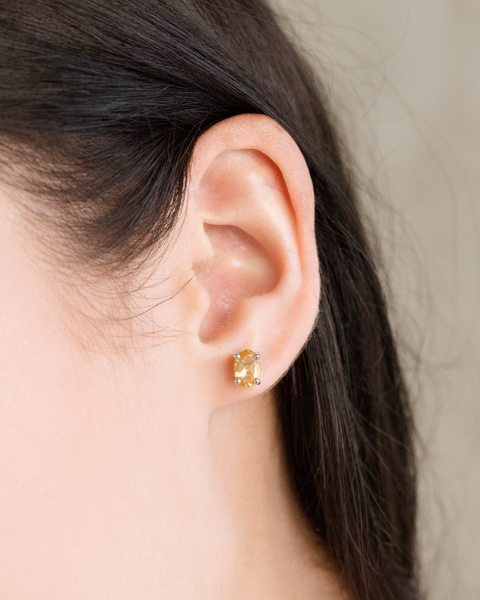 Mini Set 2 - Ensemble de bijoux en citrine et argent sterling