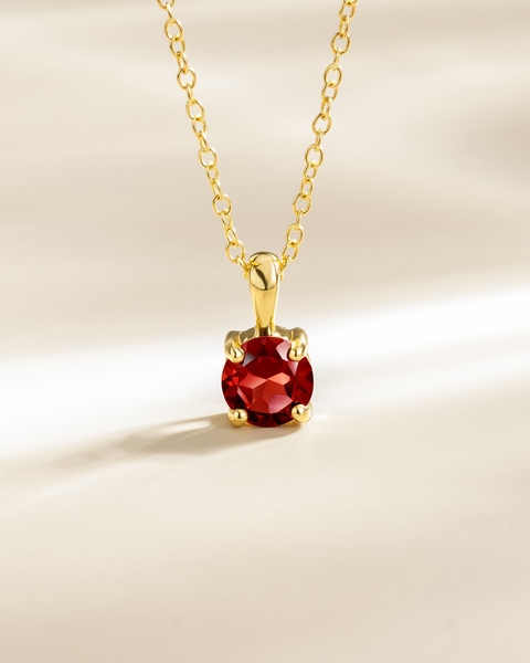 Coffret cadeau de bijoux Garnet Everyday en vermeil or 18 carats