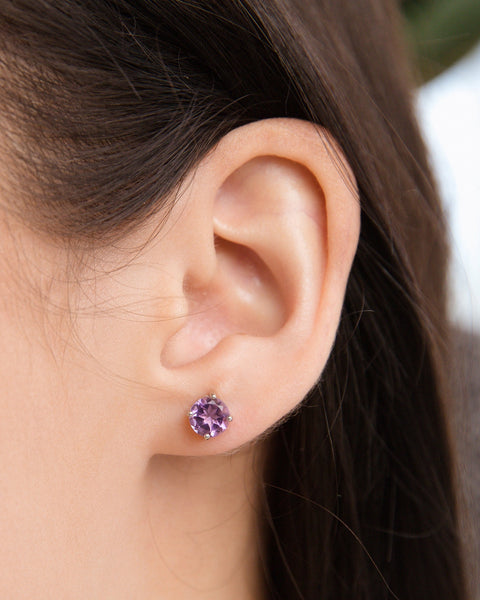 Lavendel-Amethyst-Schmuckset für jeden Tag aus Sterlingsilber