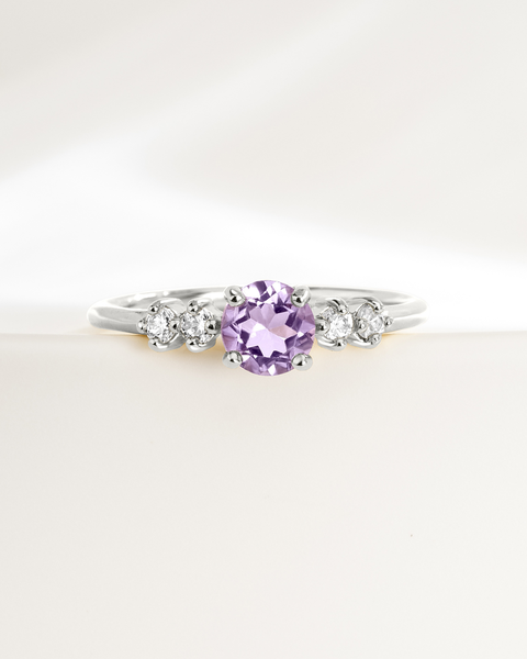 Lavendel-Amethyst-Schmuckset für jeden Tag aus Sterlingsilber
