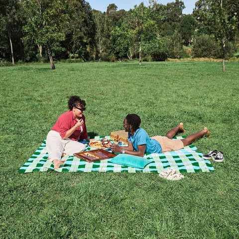 Dock & Bay Picnic Blanket - Apple Tart: Large (170x170cm)