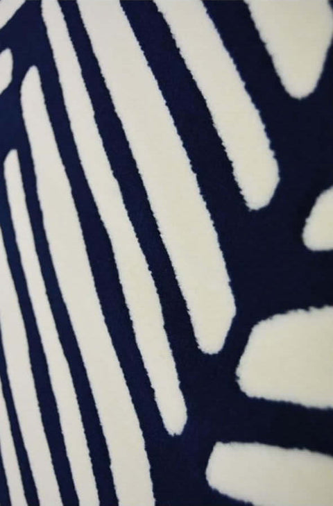 Tapis Maëstro à chevrons bleus
