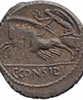 46 BC Roman Republic Denarius C. Considius Paetus Coin Venus