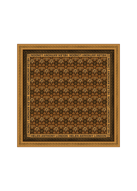 Exclusive Monogram Twill Silk Scarf