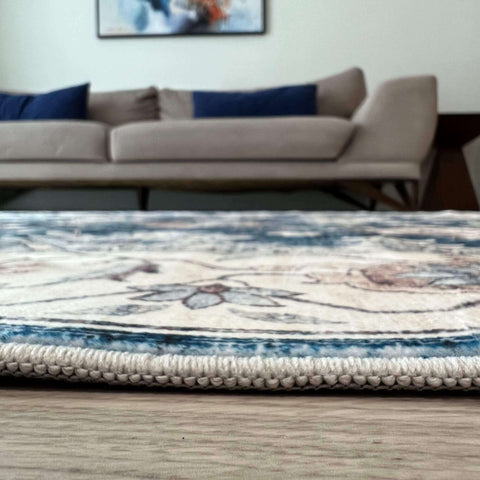 Jurdar Vintage Washable Rug