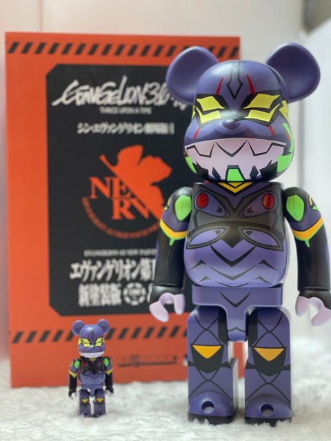 Medicom Toy - BE@RBRICK 400% & 100% EVANGELION-13 NEW PAINTED Ver. Bearbrick set
