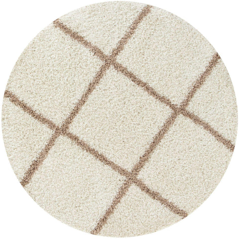 Moroccan Ivory Shaggy Rug | 530