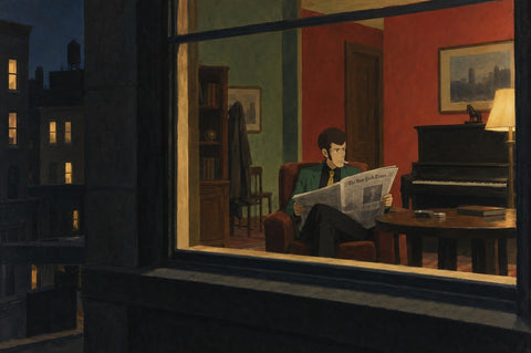 MEDSAN - Lupin the Third at the Window (窓辺のルパン三世) - UNIQUE WORK