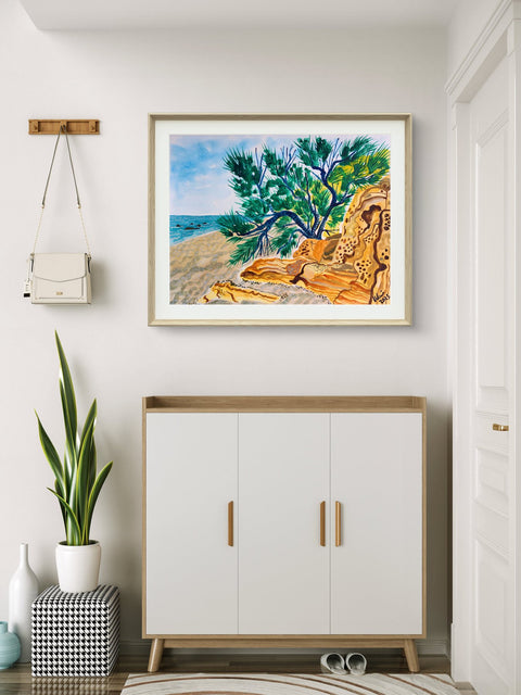 Kirsty Wain (XX) - Coastal View near Sotogrande, Andalusia - No Reserve