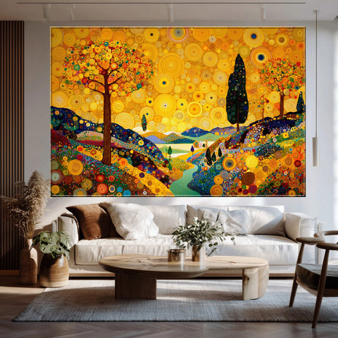 Mrs Art Prime - "The Golden Sunrise in Van Gogh Style #06"