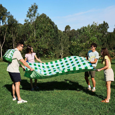 Dock & Bay Picnic Blanket - Apple Tart: Large (170x170cm)