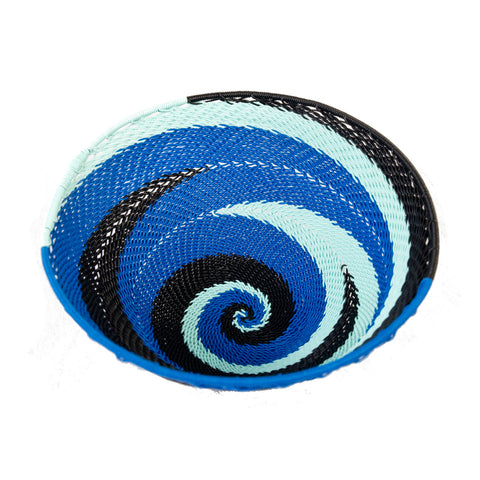 Zulu Telephone Wire Bowl Blue TR19 16cm