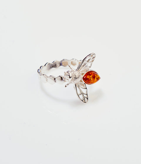 Amber Bee Ring