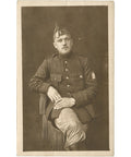 5th Infantry Division World War I Belgian Soldier Photo Postcard