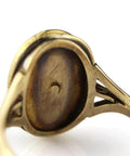 1854’s Victorian Ring Gold Cameo Antique 15ct Carved Hardstone , Painter Raphael.