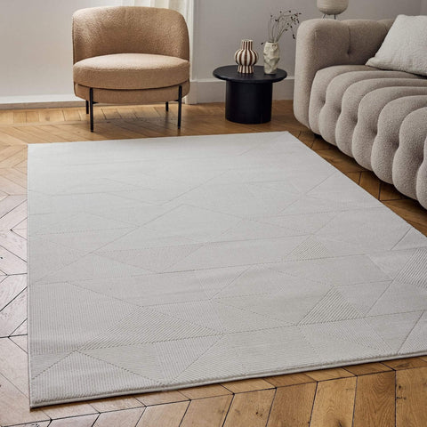 Tapis abstrait crème de Carmel | 6000