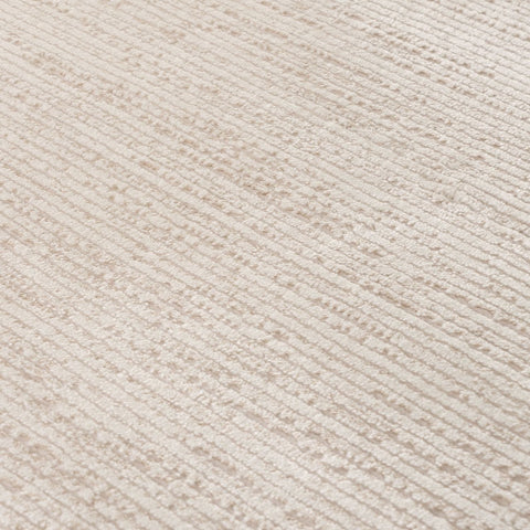 Carmel Cream-Beige Striped Rug | 6010