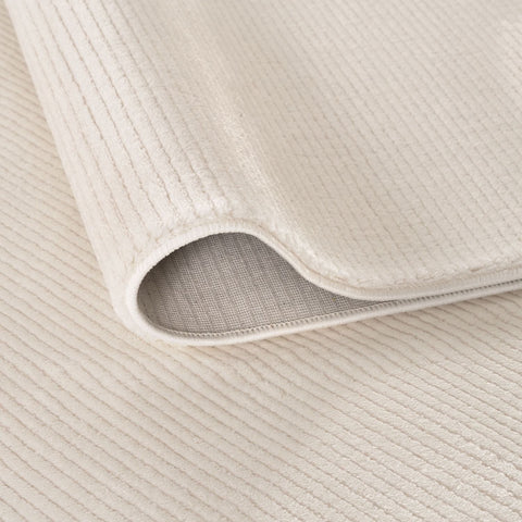 Carmel Cream Striped Rug | 6010