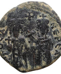 602 - 610 Byzantine Empire Follis Phocas and Leontia 40 Nummi