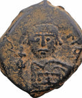 611 AD Byzantine Empire Follis Heraclius Coin Nicomedia Mint