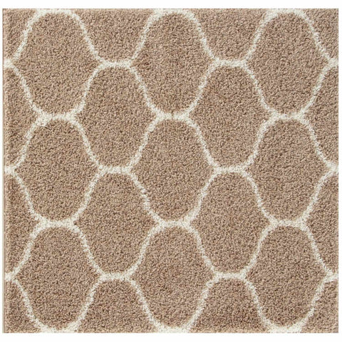 Moroccan Beige Shaggy Rug | 620