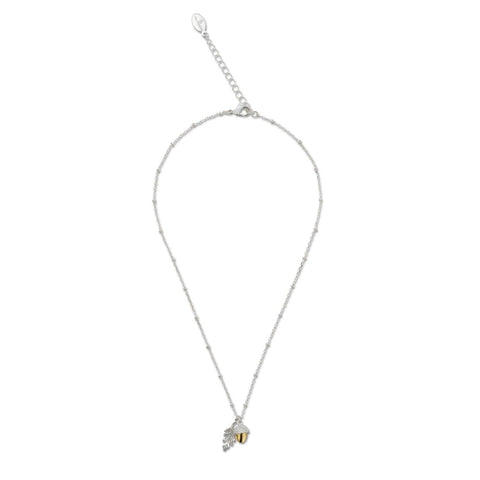 Acorn & Oak Leaf Charm Pendant