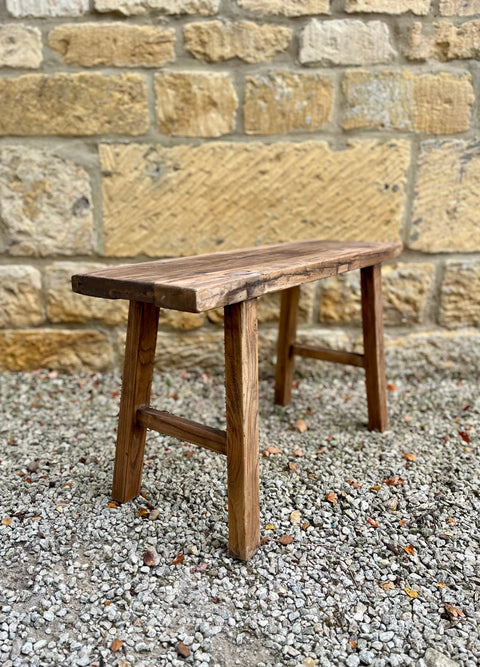 Rustic Elm bench