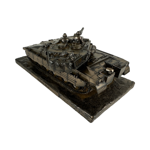 Israeli Makava Mk3 cold cast bronze military statue sculpture