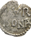 781 - 800 Louis the Pious Carolingian Denier Narbonne A in NAR inverse Silver Coin