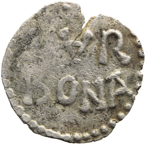 781 - 800 Louis the Pious Carolingian Denier Narbonne A in NAR inverse Silver Coin