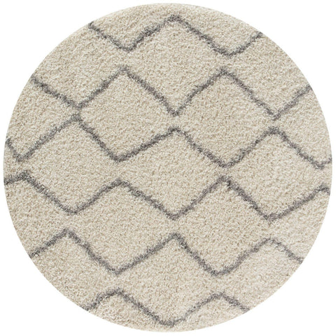 Tapis berbère Shaggy gris ivoire | 800