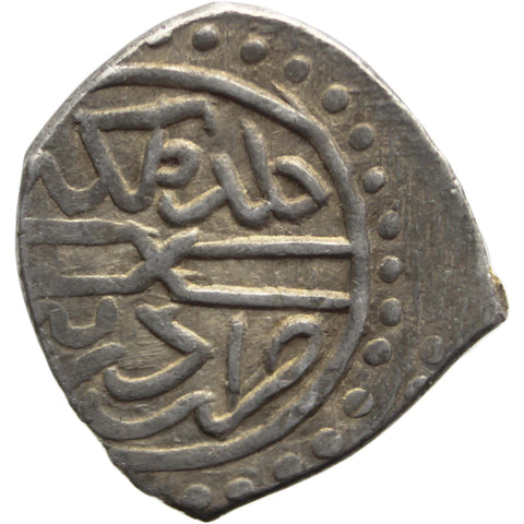 825 AH Ottoman Empire Murad II Silver Akce Coin Edirne Mint