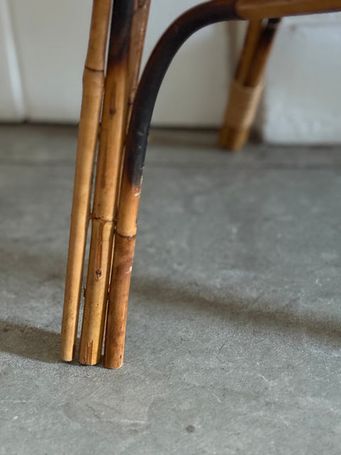 19th Century Little Tiger Bamboo Child or Display Chair