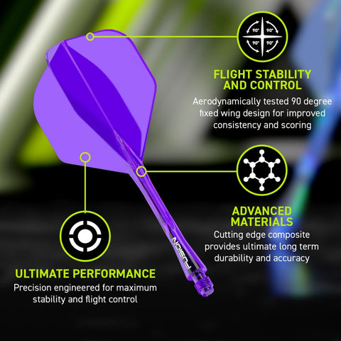 WINMAU Fusion Flight & Shaft Purple #2
