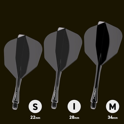 WINMAU Fusion Flight & Shaft Black #6