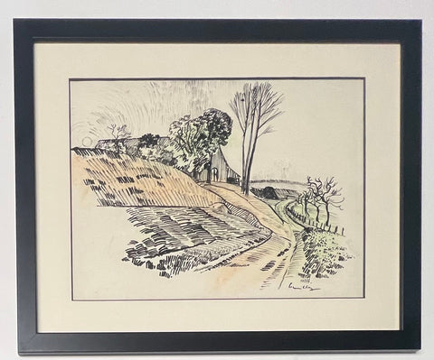 Corneille (1922-2010) - Paysage du sud des Pays-Bas, 1944 (Limbourg)