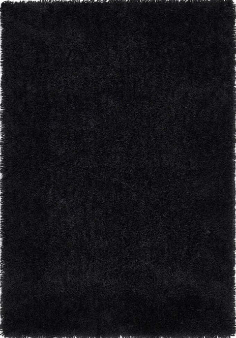 Chicago Black Shaggy Rug