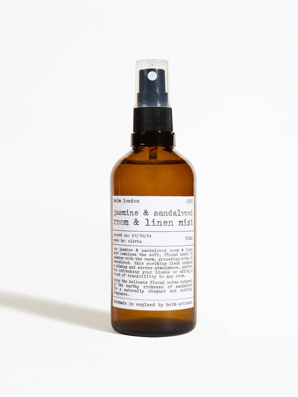 Jasmine & Sandalwood Room & Linen Mist - 100ml