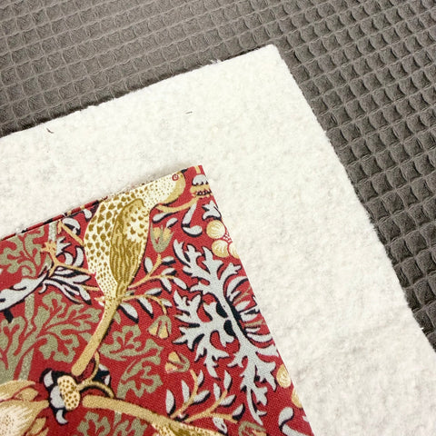 Strawberry Thief Red Drying Mat