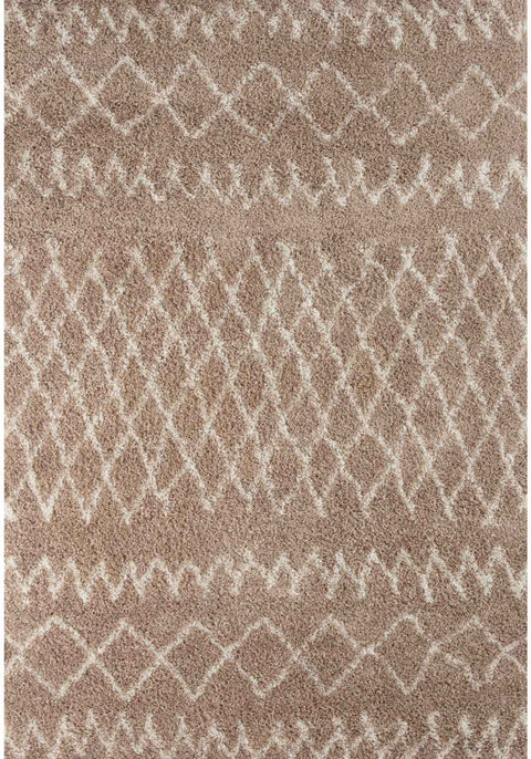 Moroccan Beige Shaggy Rug | 920