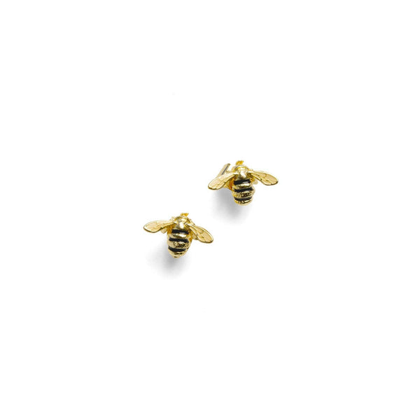 Enamel Bee Studs