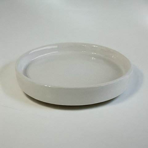 White Ceramic Candle & Reed Diffuser Display Plate